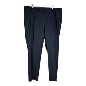 Lauren Ralph Lauren‎ Mens Gray High Performance Wool Dress Pants Pleated 42 x 32